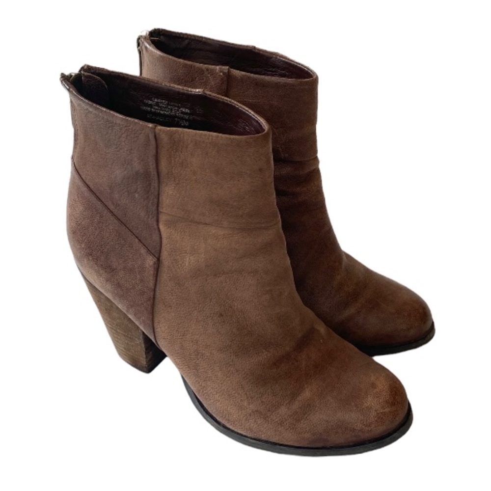Arturo Chiang Hadley Leather Ancle Boots